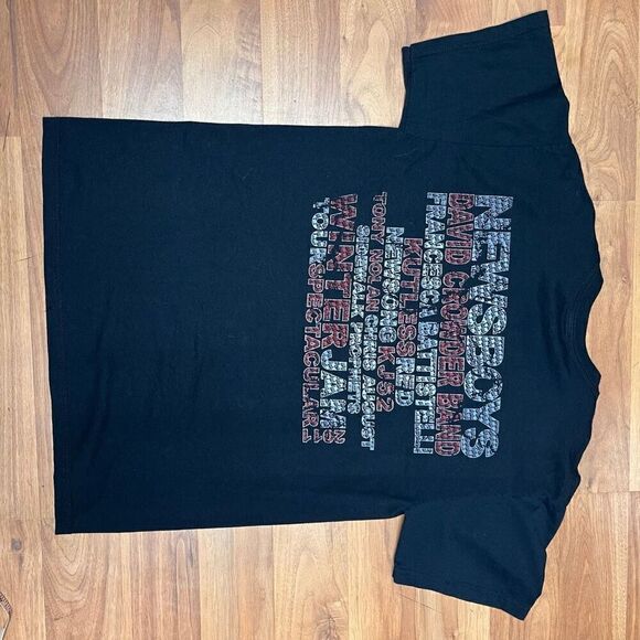 Gildan Ultra Blend Mens Christian Concert Tour Short Sleeve T-Shirt Black Medium - Picture 10 of 11